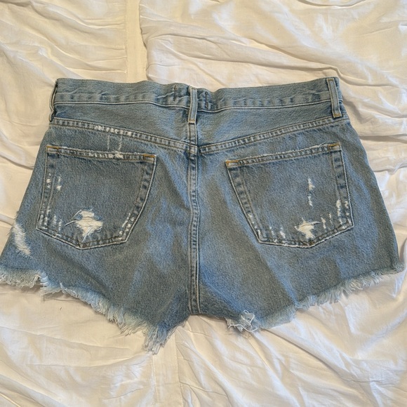 AGOLDE distressed jean shorts - Picture 4 of 4